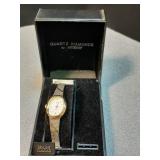 NIB Womens watch Quartz Diamonds by Nelsonic