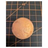 1 oz 999 buffalo copper round