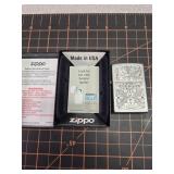 New! Zippo etched lighter