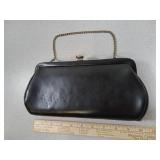 Vintage Black Mid-Century Handbag