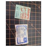 Barneys drink token, and Betty crocker Expired