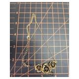 Vintage rose necklaces