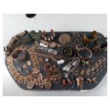 Vintage Assorted Copper/ Copper Tone Jewelry