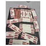 Bank of America 1984 cent rolls unused (one used)