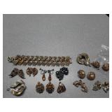 Assorted costume Jewelry Marked Lisner, Coro,