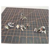Collie miniatures bone china