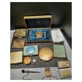 Vintage makeup compacts: Evans, Karen