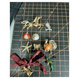 Vintage Animal Theme Brooches & pendants