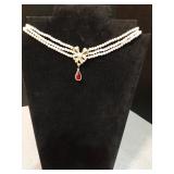 Vintage NOS Richelieu necklace - marked