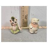 Pig salt and pepper shakers