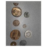 Assorted coins/Tokens Danmrk ï¿½re, 1918 Half