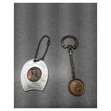 1903 One Cent coin Keychain & Horshoe Casino