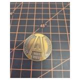 Arthur IL Centennial broze token 1973