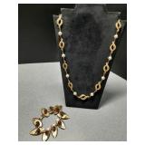 Marked Napier necklace & bracelet costume Jewelry