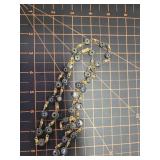Vintage evil eye bead necklace