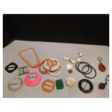 Assorted costume Jewelry bangle bracelets,