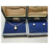 Fuller Brush company cultured pearl earring &
