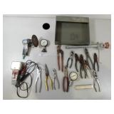 Tools, Pliers, Gauges, Tach/Dwell Meter
