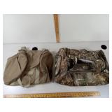 2 Softside Zippered Travel Bags