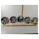 5 Wizard of Oz Plates, 4 from The Bradford
