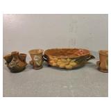 Roseville pottery No. 458-10?, 941-4(2), 4-50?