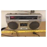 Panasonic AM/FM cassette stereo radio boombox,