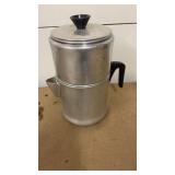 Vintage aluminum drip-o-lator coffee pot