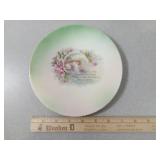 Vintage Plate, Compliments of James J. Luff