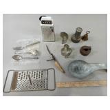 Silverware, Donut Cutters, Cookie Cutter, a Bell