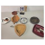 Ash trays, some local