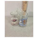 Welchs juice glasses, Muppets, micky mouse