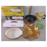Vacuum sealer, Pyrex, uranium glass and more!