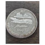 *1.5 Troy oz .999 pure silver 1999 Boeing