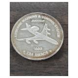 *1.5 Troy oz .999 pure silver 1993 BOEING ESA