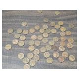 *50+ Wheat pennies 1918 to 1950