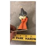 Vintage witch candle