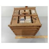 Antique Wooden Egg Crate, Humpty Dumpty Carrier