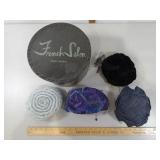 4 Ladies Fashion Hats with Hat Box