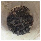 lead Fishing weights in bucket