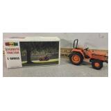 Die cast Kubota L tractor with box, Diapet