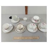 6- Sauerzs, 6- Cups, 1- Tea Cup Made in Occupied