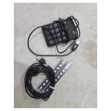 USB number pad and Led lights