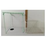 Locker Shelf & Metal Wire Basket