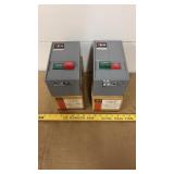 2 Cutler Hammer motor starters