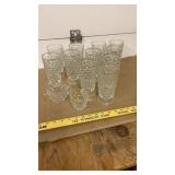 Whitehall cubist? Drinking glasses w/ cream &