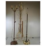 2 Floor Lamps & Coat Rack