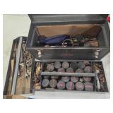 Vtg Craftsman Tool box and contents