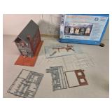 O scale house and extra bits with box