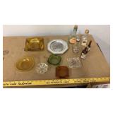 Vintage bottles & ashtrays
