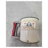 Hand-i-sift flour sifter, missing reset spring